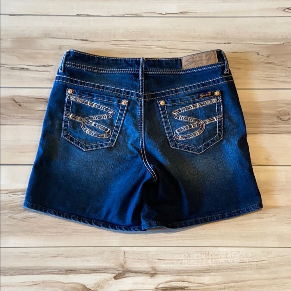 Seven7 Jean Bermuda Shorts Size 6